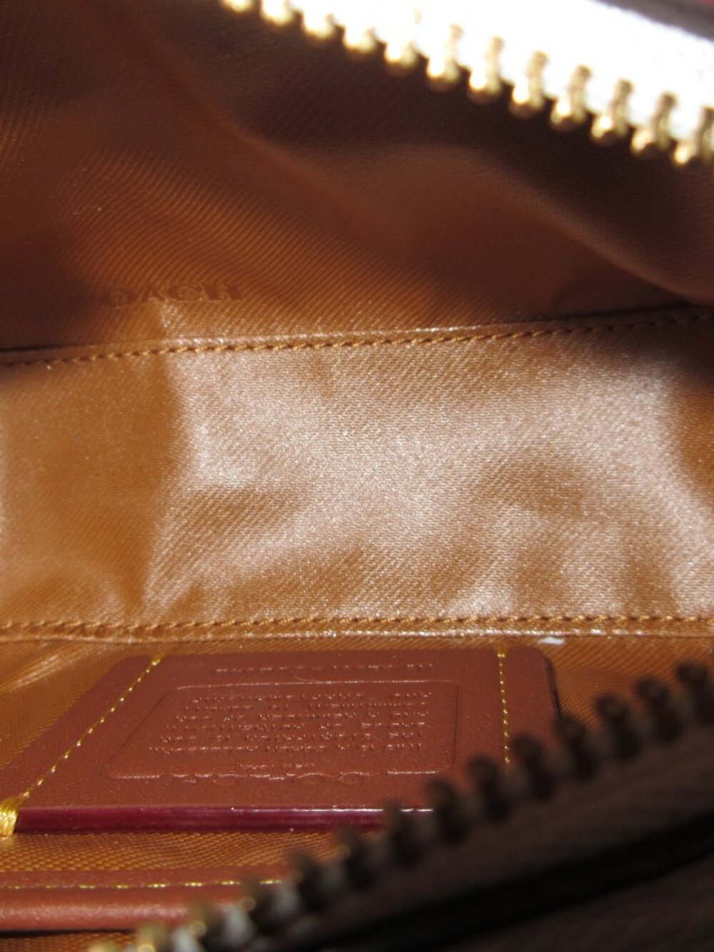 COACH - Cherry Print Leather Boxed Cosmetic Pouch, New in box - Picture 16 of 16